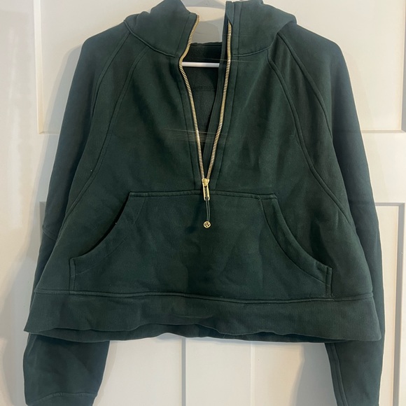 Lululemon Scuba Oversized Half Zip Hoodie, Size M/L, Legacy Green and Gold 💚💛💚💛 - Picture 16 of 16